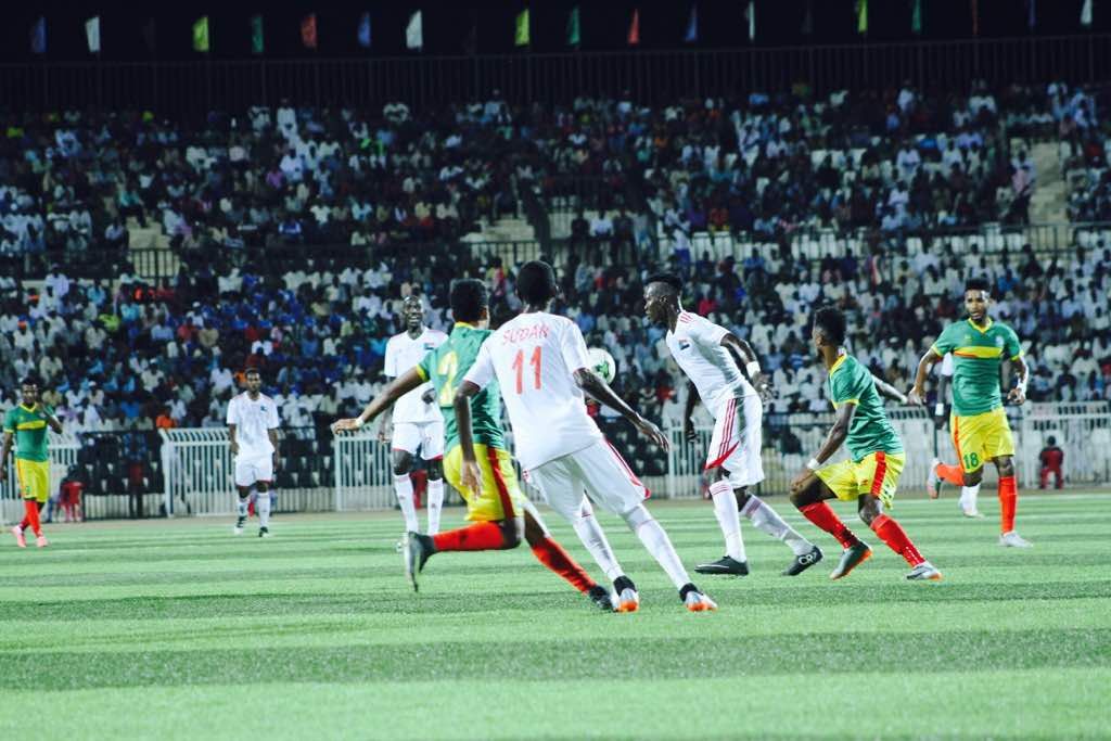 جانب من مباراة منتخب السوداني ضد إثيوبيا
