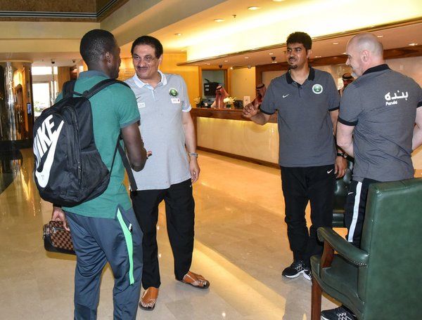 جانب من انضمام اللاعبين للمعسكر