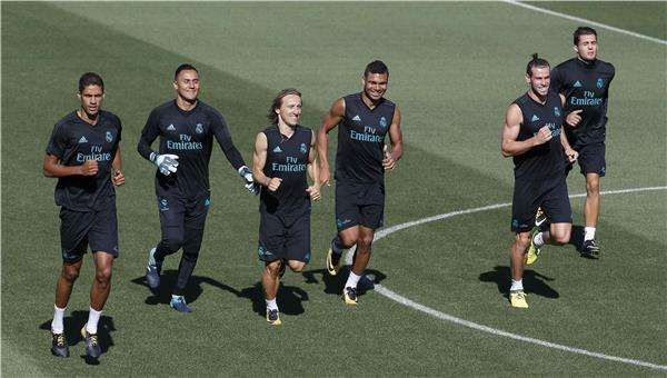 من تدريبات ريال مدريد