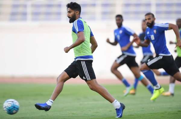 من تحضيرات المنتخب الإماراتي