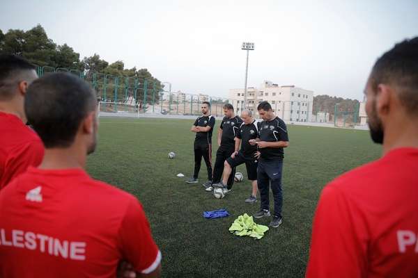 من تدريبات المنتخب