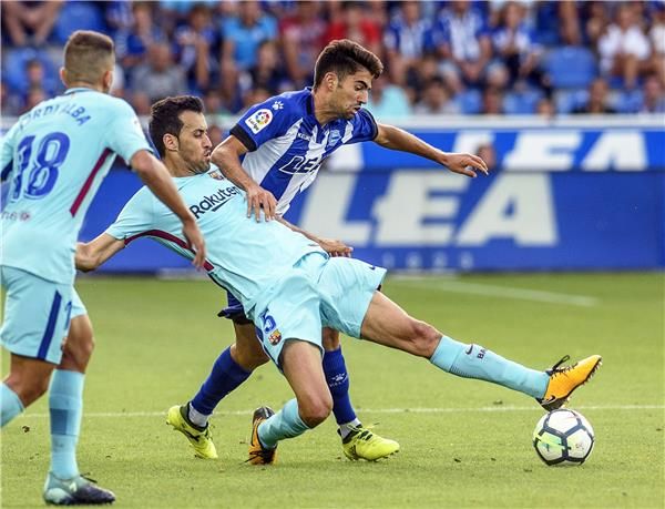 إنزو زيدان أمام برشلونة