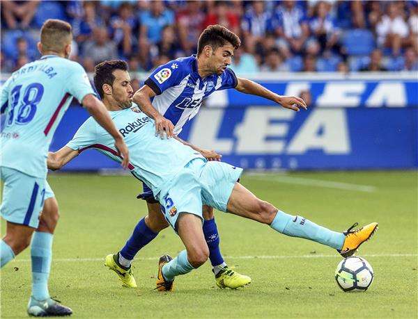 إنزو زيدان أمام برشلونة