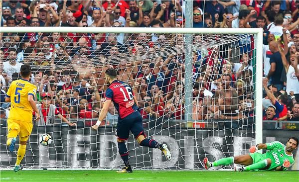 ركلة جزاء فريق جنوى