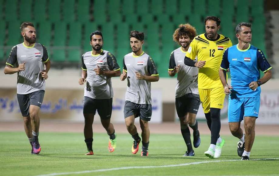 من تدريبات منتخب العراق