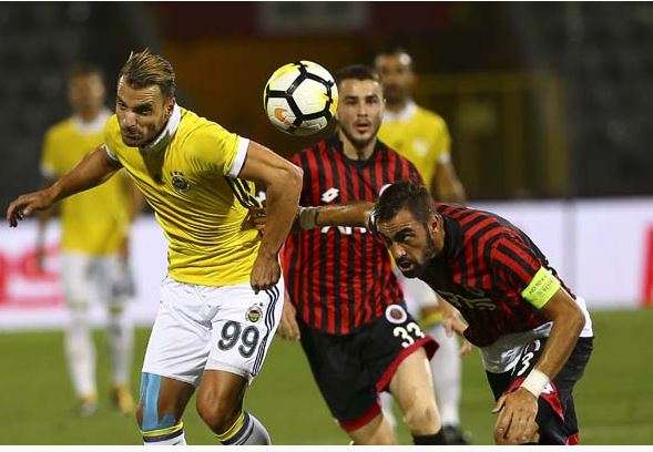 لقطة من المباراة