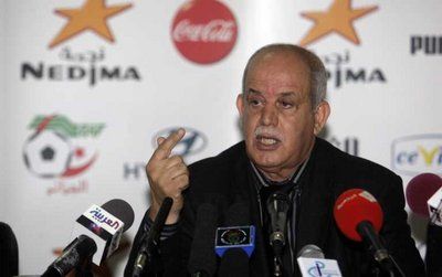 رابح سعدان المدير الفني للمنتخب الجزائري لكرة القدم 