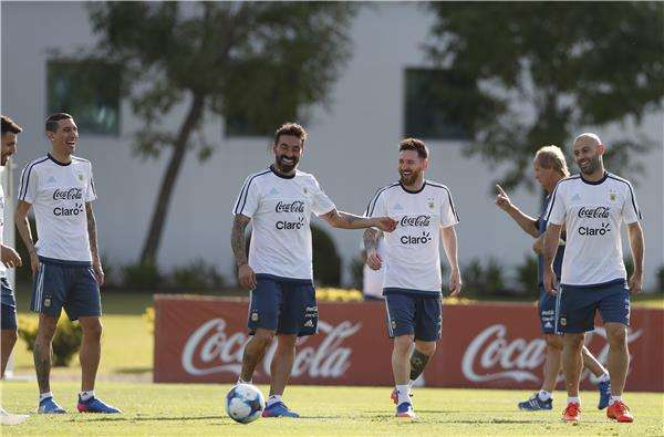 ميسي مع المنتخب الأرجنتيني