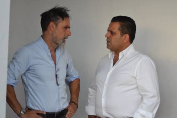 سليم الرياحي صحبة المدرب ماركو سيموني