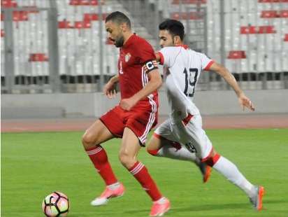 لقطة من المباراة