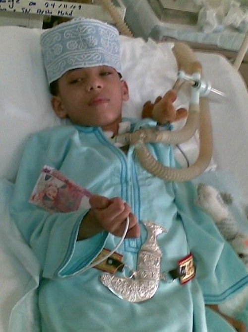 الطفل يوسف في اللحظات الاخيرة