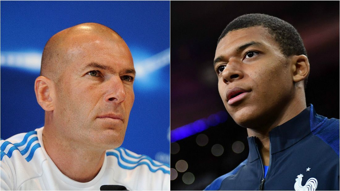 مبابي وزيدان