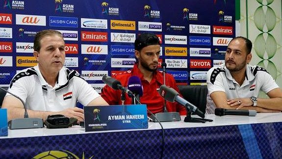 أيمن الحكيم من المؤتمر الصحفي