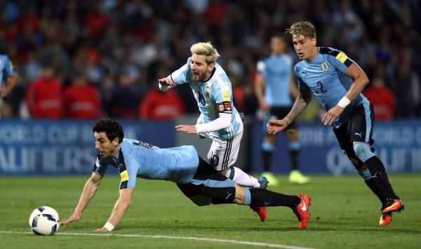 مواجهة سابقة بين الأرجنتين وأورجواي