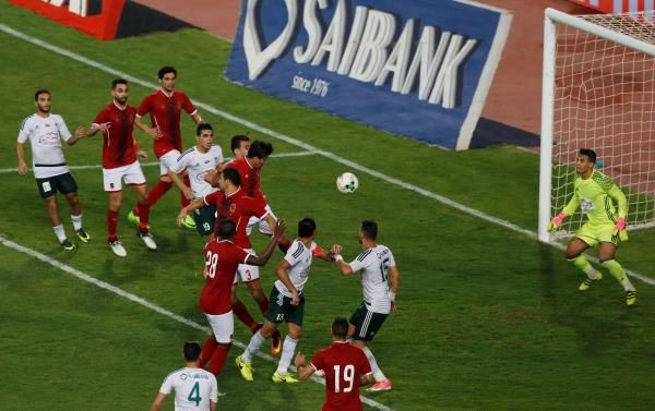 من مواجهة سابقة بين الأهلي والمصري