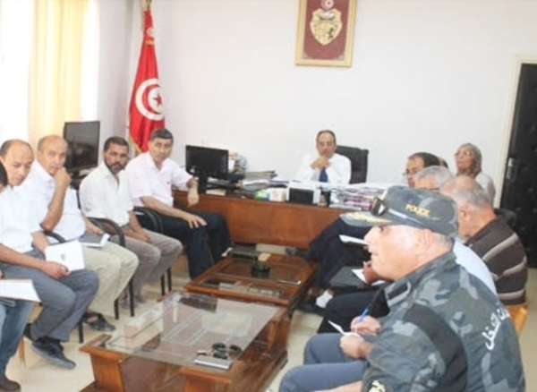 جانب من اجتماع اليوم