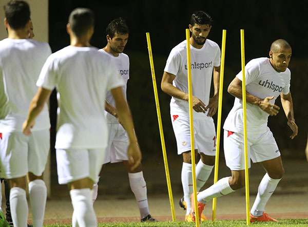 وهبي الخزري في مران اليوم