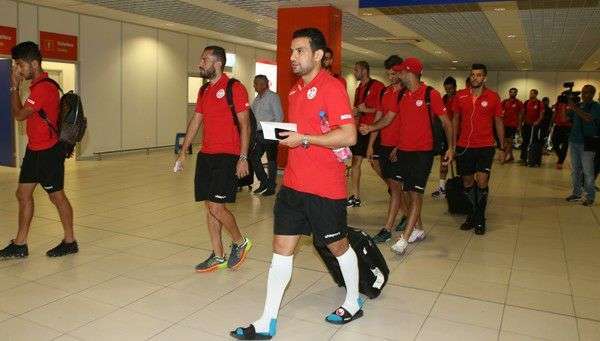 من وصول بعثة منتخب تونس