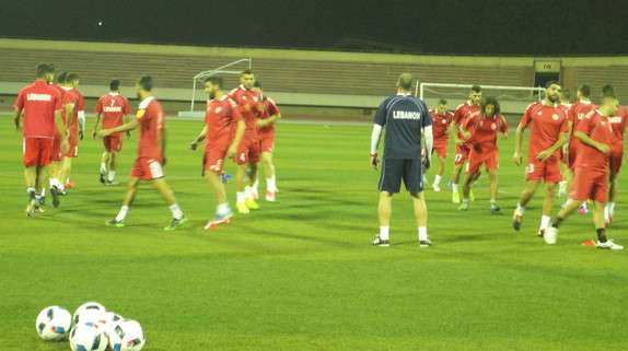 تدريبات منتخب لبنان