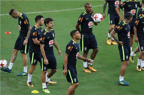 من تدريبات منتخب البرازيل
