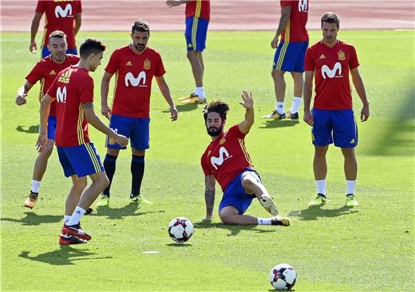 من تدريبات منتخب إسبانيا