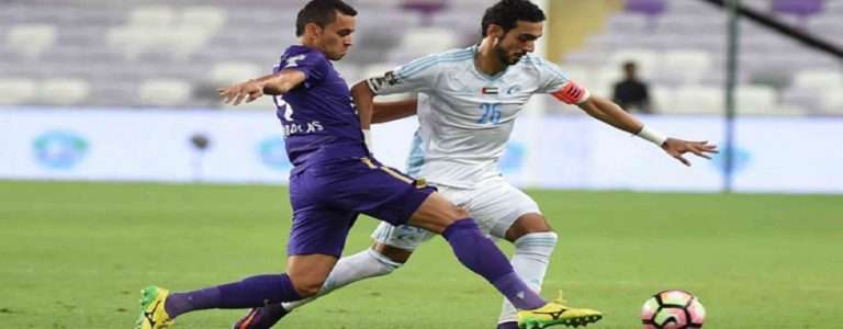 جانب من مواجهة سابقة بين العين وحتا