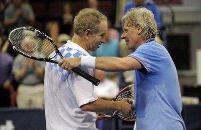 السويدي بيورن بورج والأمريكي جون ماكنرو