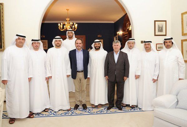 استقبال الأمير علي لبن غليطة ومسعود