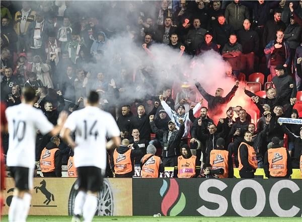 جانب من مباراة ألمانيا والتشيك