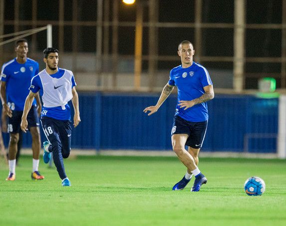 ميليسي في تدريبات الهلال