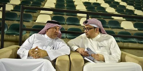 جانب من حضور أعضاء الإدارة لمران الفريق