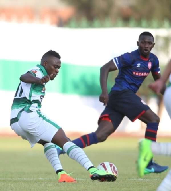 جانب من مباراة شبيبة القيروان والإفريقي