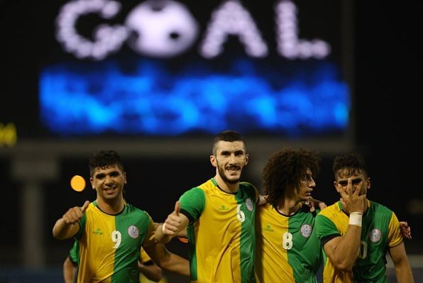 فرحة المالكية بأحد الأهداف