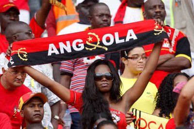 الجماهير الانجولية خرجت حزينة بخروج منتخبها من دور الثمانية للبطولة 