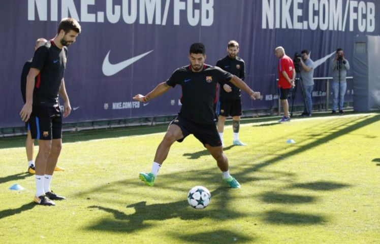 جانب من استعدادات نادي برشلونة