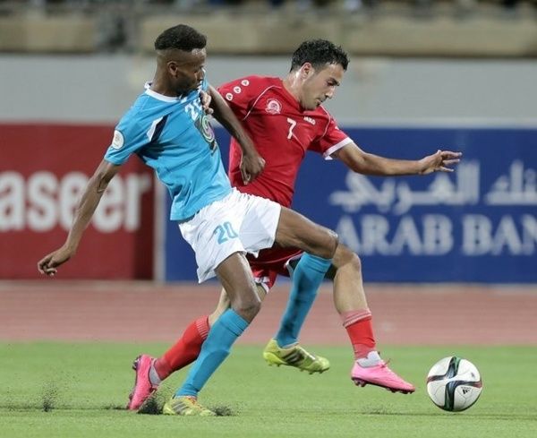 جانب من لقاء سابق بين الفيصلي والجزيرة