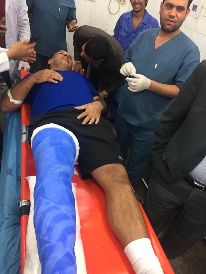 عماد هاشم بعد مغادرته صالة العمليات