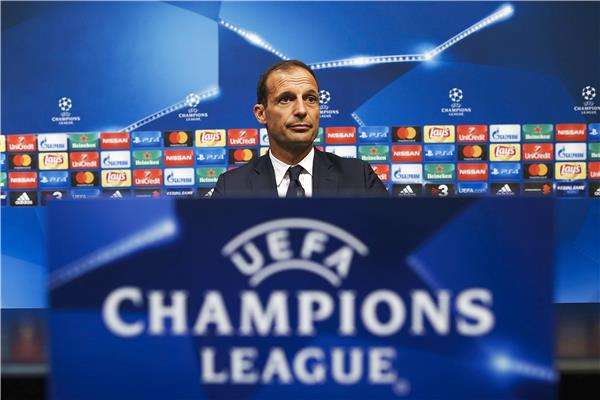 أليجري خلال المؤتمر الصحفي