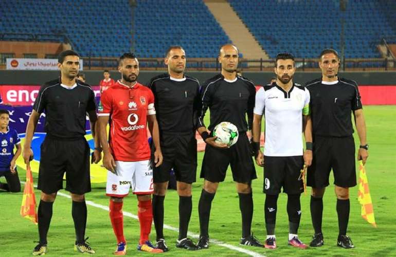 لقطة من مباراة الأهلى وطلائع الجيش