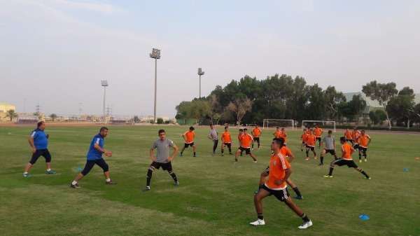 جانب من التدريبات في السعودية