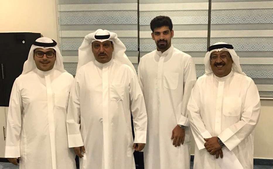 محمد إبراهيم أثناء تقديمه