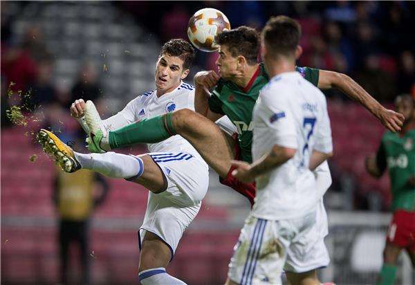 جانب من  لقاء كوبنهاجن ولوكوموتيف