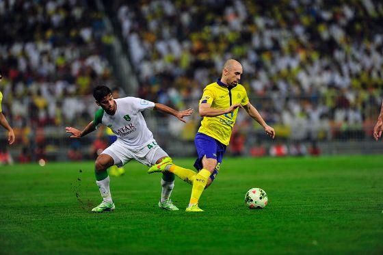 لقاء سابق بين النصر وأهلي جدة