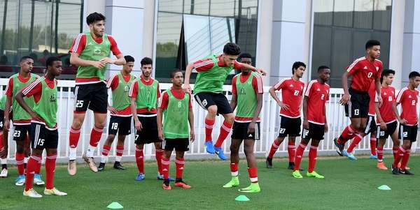 من تدريبات الأبيض للشباب