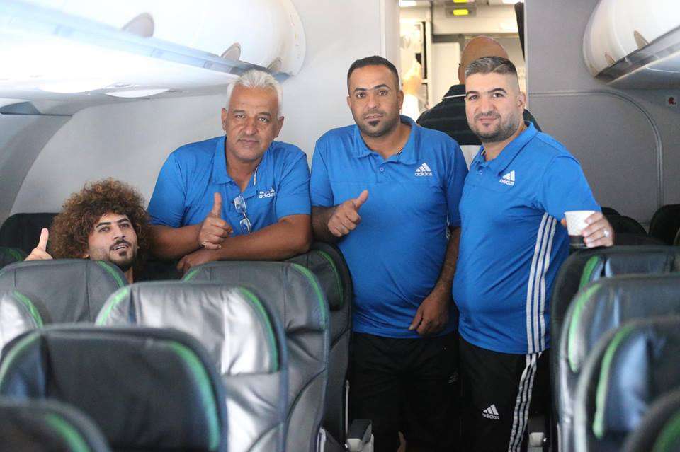 الوفد في الطريق إلى الدوحة