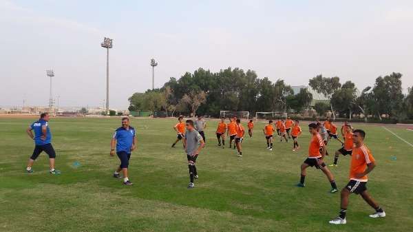 من تدريبات منتخب الناشئين الأردني