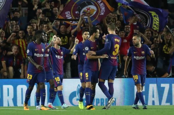 لاعبو برشلونة