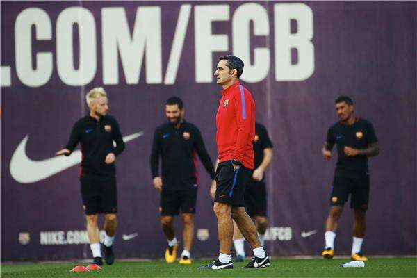 من تدريبات برشلونة