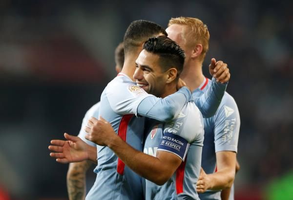 فرحة لاعبي موناكو