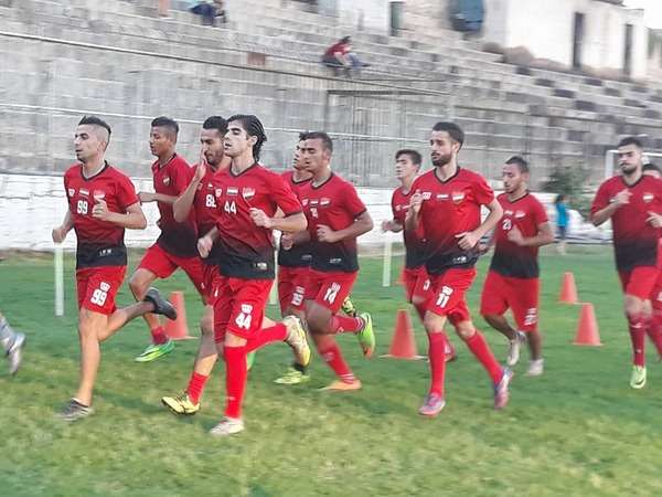 جانب من تدريبات الاتحاد